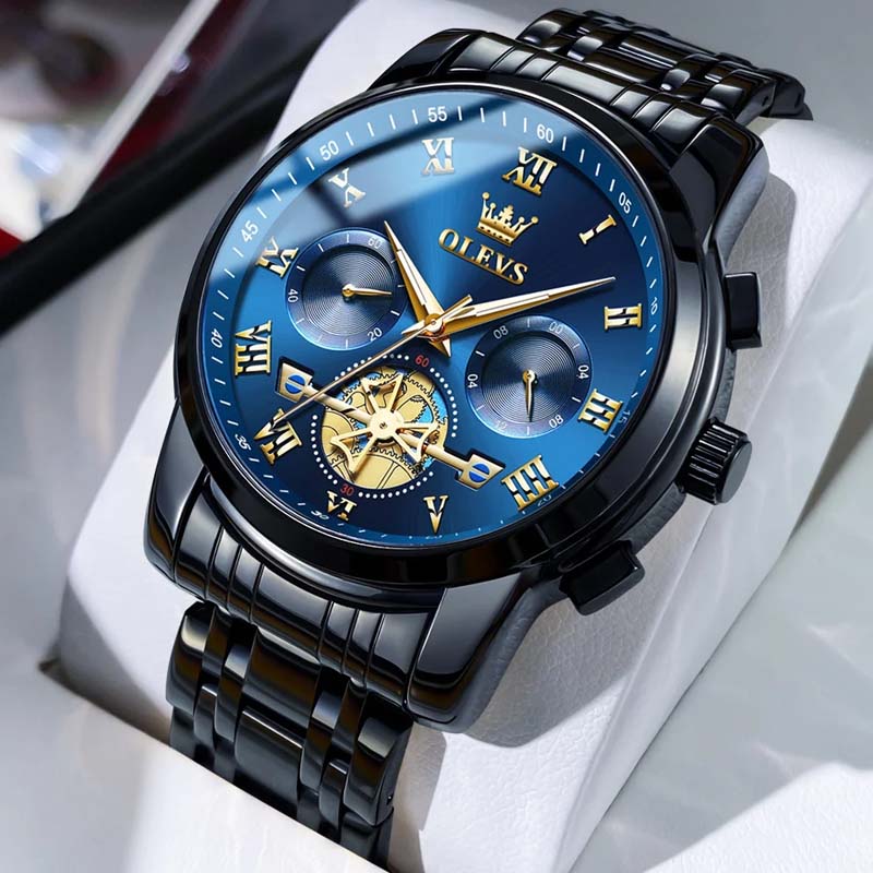 Relógio Masculino Olevs Tourbillon