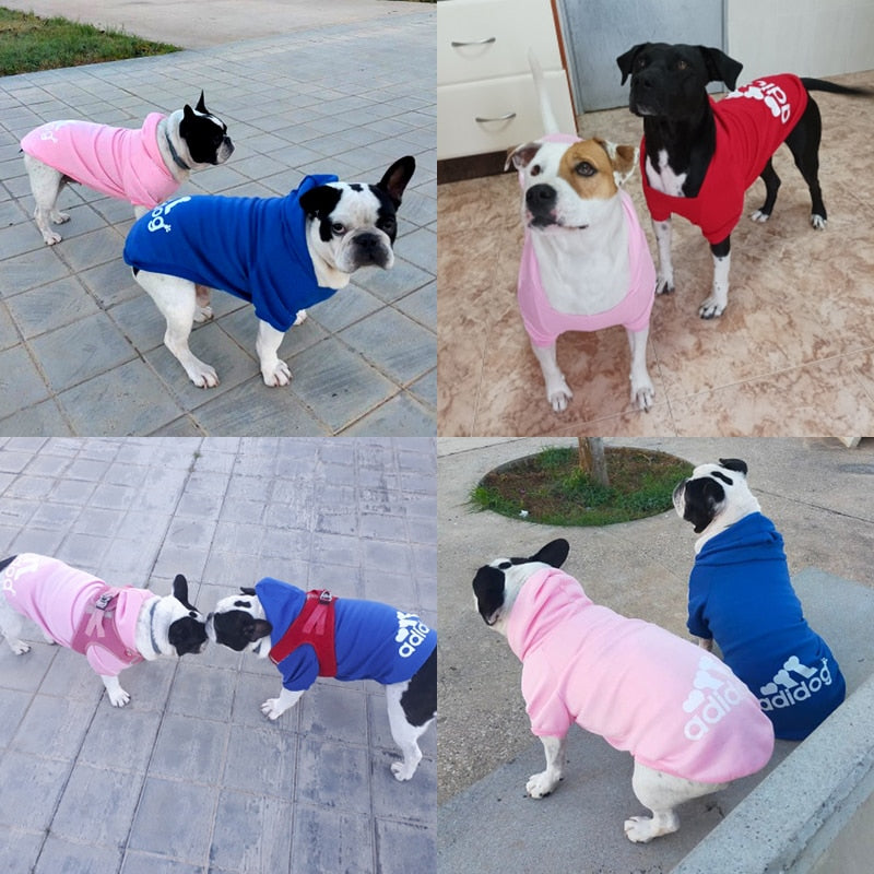 Roupa moletom Premium para cães ADIDOG